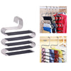 Trouser Hangers Space-Saving S-Type Clothes Hangers Non-Slip Closet Organizer