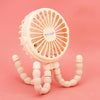 Mini Portable Baby Stroller Fan Octopus Shape Stand Adjustable Handheld Party Decoration Air CoolerOutdoor Travel