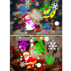 16 Patterns Christmas Laser Projector Outdoor Light for Christmas New Year Stage Party Decoration