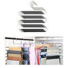 Trouser Hangers Space-Saving S-Type Clothes Hangers Non-Slip Closet Organizer
