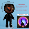 USB Robot Atmosphere Light 360° Sunset Lamp Stepless Dimming Projector