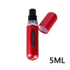 5/8ml Portable Travel Mini Container Aluminum Refillable Perfume Spray Bottle