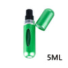 5/8ml Portable Travel Mini Container Aluminum Refillable Perfume Spray Bottle