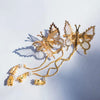 Hanfu Hairpin Hair Accessories Ancient Style Dragonfly Tassel Step Shaking Maple Leaf Hair Comb Butterfly Side Jewelry Female
