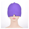 Headache& Migraine Relief Hat Gel Hot Cold Therapy Headache Relief Cap Stretchable Compress Hood Sinus & Stress Relief Eyes Mask Party Gift