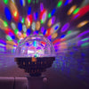 E27 Rotating Magical Ball Lights Mini RGB Projection Lamp Party DJ Disco Ball Light For Christmas Party KTV Bar Stage Wedding Party Decoration
