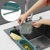 Telescopic sink rack drainage storage adjustable bathroom rack kitchen accessories